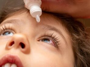 Atropine eye drops are typically used to dilate the eyes during a comprehensive eye exam.
