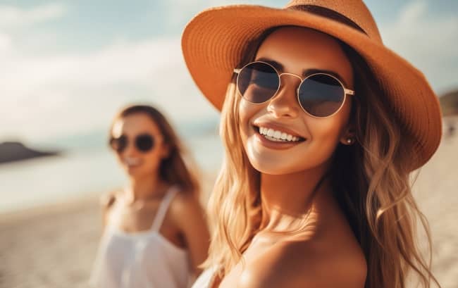 The simplest and most effective way of keeping your vision safe from UV rays is to don a stylish pair of UV-coated prescription eyeglasses or sunglasses.
