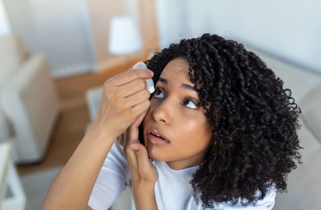 Treatment options may include artificial tears, prescription medications, lifestyle changes, and in some cases, medical procedures to manage and alleviate dry eye symptoms.